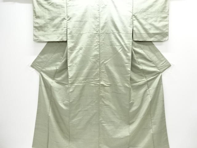 JAPANESE KIMONO / ANTIQUE KIMONO / SILK / FUSHI TSUMUGI / WOVEN MIST